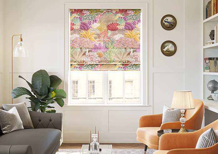 Kolkata Velvet, Summer Haze - Motorised Roman Blind - Image 3